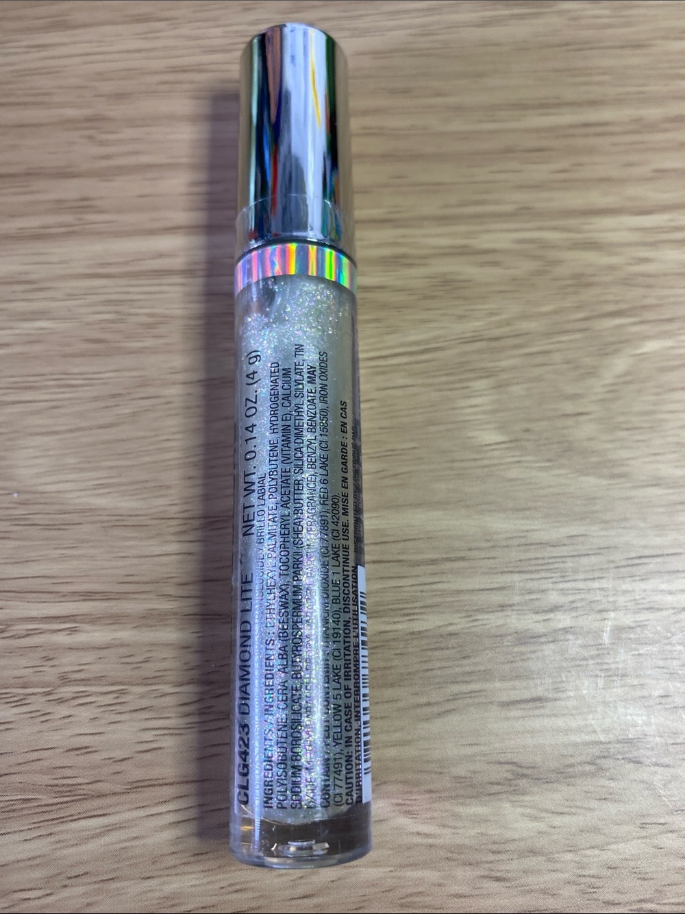L.A. COLORS Iridescent Holographic Lip Gloss - Silver Sparkle - Picture 3 of 4